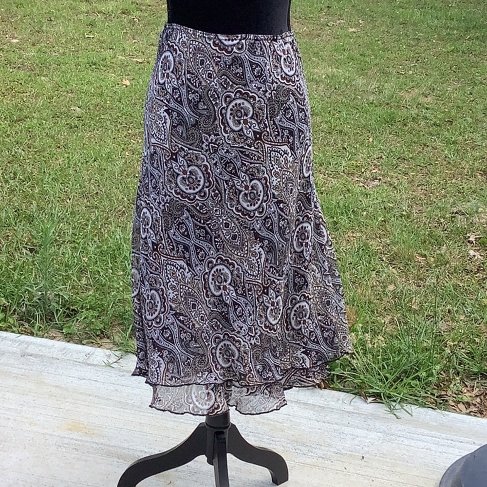 Paisley skirt- Briggs New York